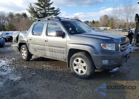 2011 Honda Ridgeline Rts from USA, damaged, VIN 5FPYK1F49BB007845